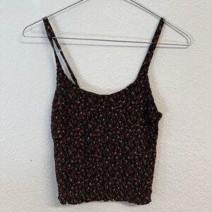 Hollister Black Floral Camisole